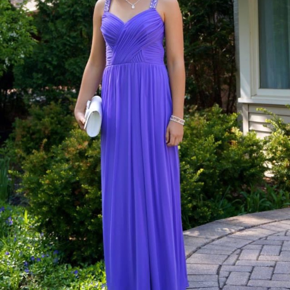 Purple Prom Dress- SO comfy